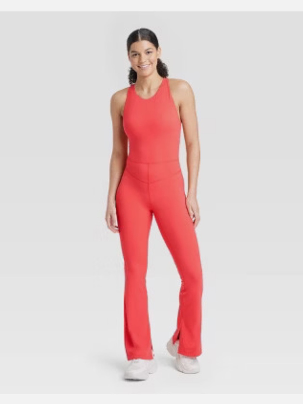 JoyLab Coral Sleeveless Racerback Jumpsuit